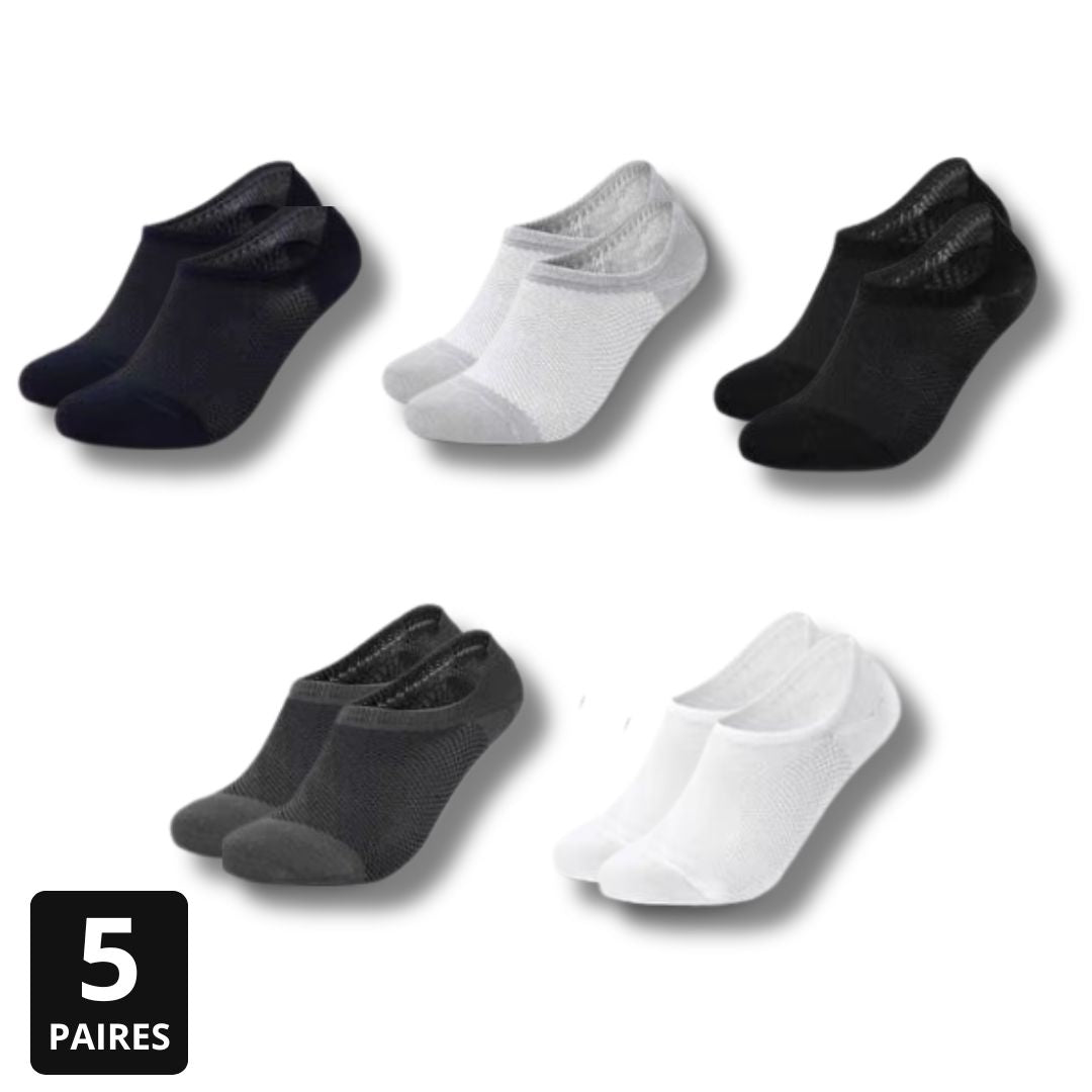 Socquettes respirantes | 5 paires