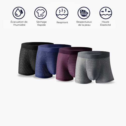 Boxer en fibre de bambou – confort révolutionné tout au long de la journée